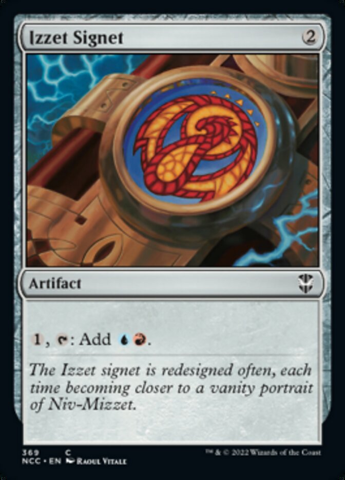 Izzet Signet [Streets of New Capenna Commander] | Magic Magpie