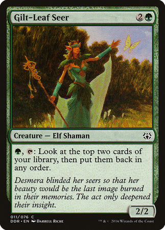 Gilt-Leaf Seer [Duel Decks: Nissa vs. Ob Nixilis] | Magic Magpie