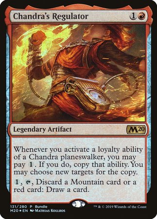 Chandra's Regulator (M20 Bundle) [Core Set 2020 Promos] | Magic Magpie