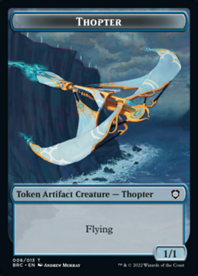 Copy // Thopter (006) Double-Sided Token [The Brothers' War Commander Tokens] | Magic Magpie