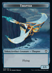 Copy // Thopter (006) Double-Sided Token [The Brothers' War Commander Tokens] | Magic Magpie