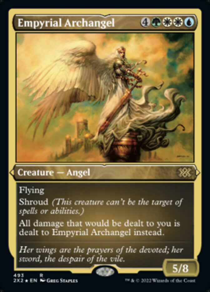 Empyrial Archangel (Foil Etched) [Double Masters 2022] | Magic Magpie
