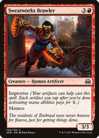 Sweatworks Brawler [Aether Revolt] | Magic Magpie