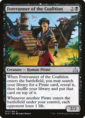 Forerunner of the Coalition [Rivals of Ixalan] | Magic Magpie