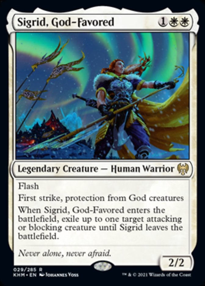 Sigrid, God-Favored [Kaldheim] | Magic Magpie