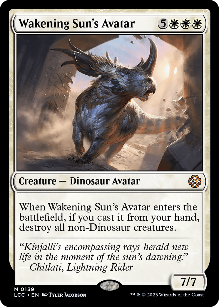 Wakening Sun's Avatar [The Lost Caverns of Ixalan Commander] | Magic Magpie