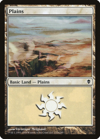 Plains (232a) [Zendikar] | Magic Magpie