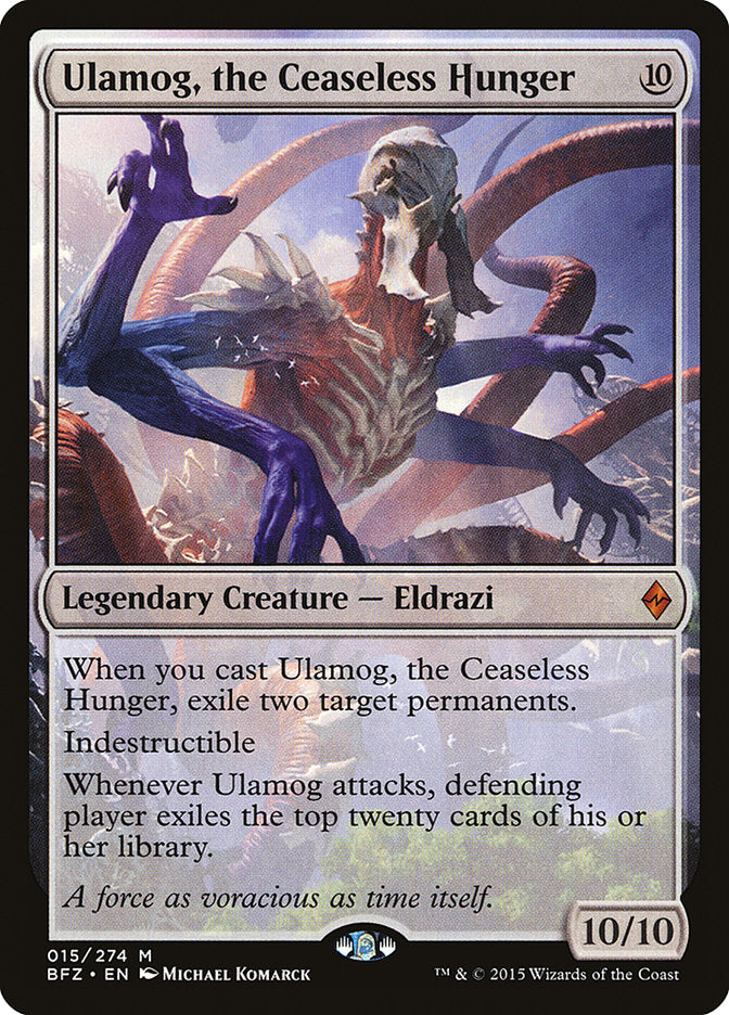 Ulamog, the Ceaseless Hunger [Battle for Zendikar] | Magic Magpie