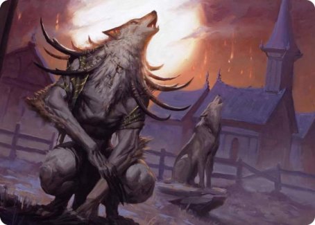 Lord of the Ulvenwald Art Card [Innistrad: Midnight Hunt Art Series] | Magic Magpie