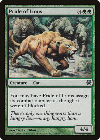 Pride of Lions [Duel Decks: Ajani vs. Nicol Bolas] | Magic Magpie