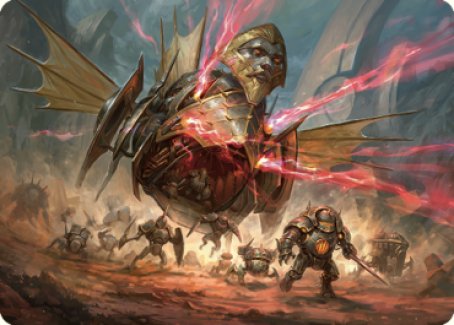 Liberator, Urza's Battlethopter Art Card [The Brothers' War Art Series] | Magic Magpie