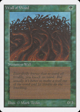 Wall of Wood [Unlimited Edition] | Magic Magpie