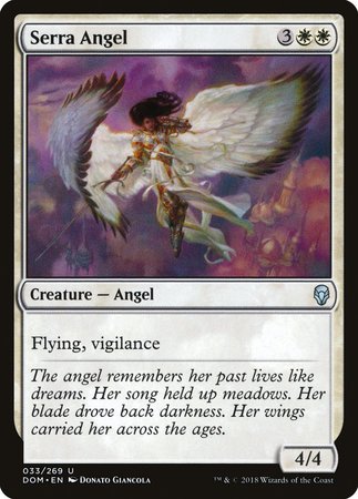 Serra Angel [Dominaria] | Magic Magpie