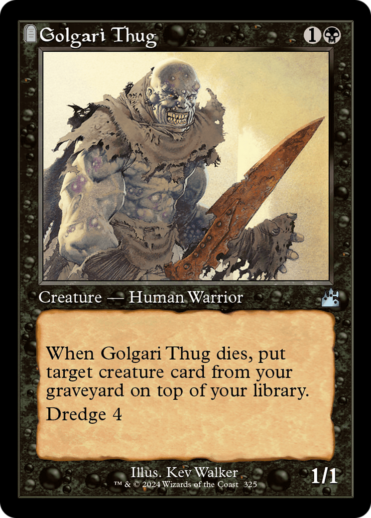 Golgari Thug (Retro Frame) [Ravnica Remastered] | Magic Magpie