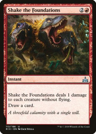 Shake the Foundations [Rivals of Ixalan] | Magic Magpie