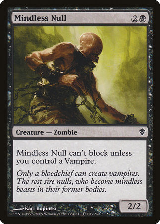 Mindless Null [Zendikar] | Magic Magpie