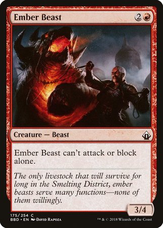 Ember Beast [Battlebond] | Magic Magpie