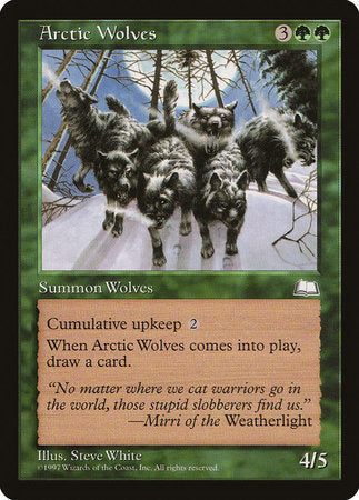 Arctic Wolves [Weatherlight] | Magic Magpie