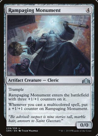 Rampaging Monument [Guilds of Ravnica] | Magic Magpie