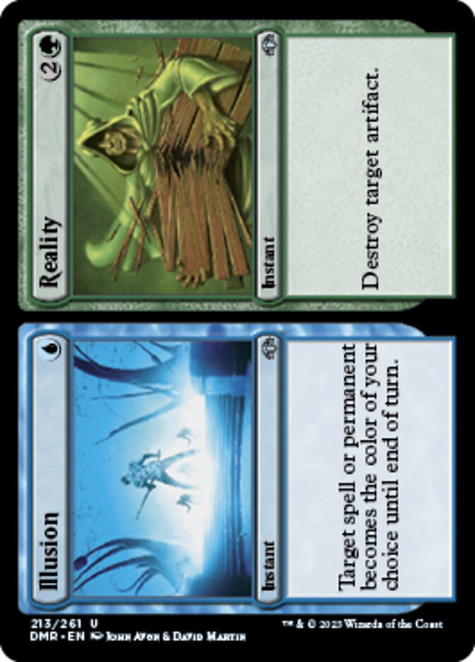 Illusion // Reality [Dominaria Remastered] | Magic Magpie