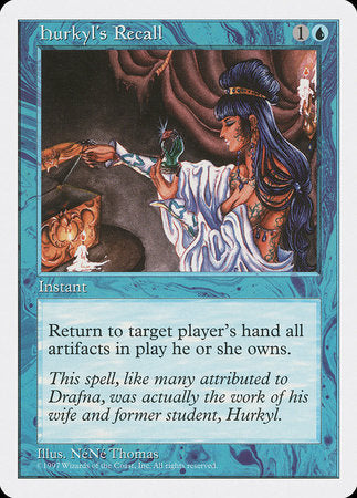 Hurkyl's Recall [Fifth Edition] | Magic Magpie