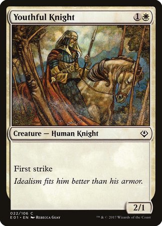 Youthful Knight [Archenemy: Nicol Bolas] | Magic Magpie