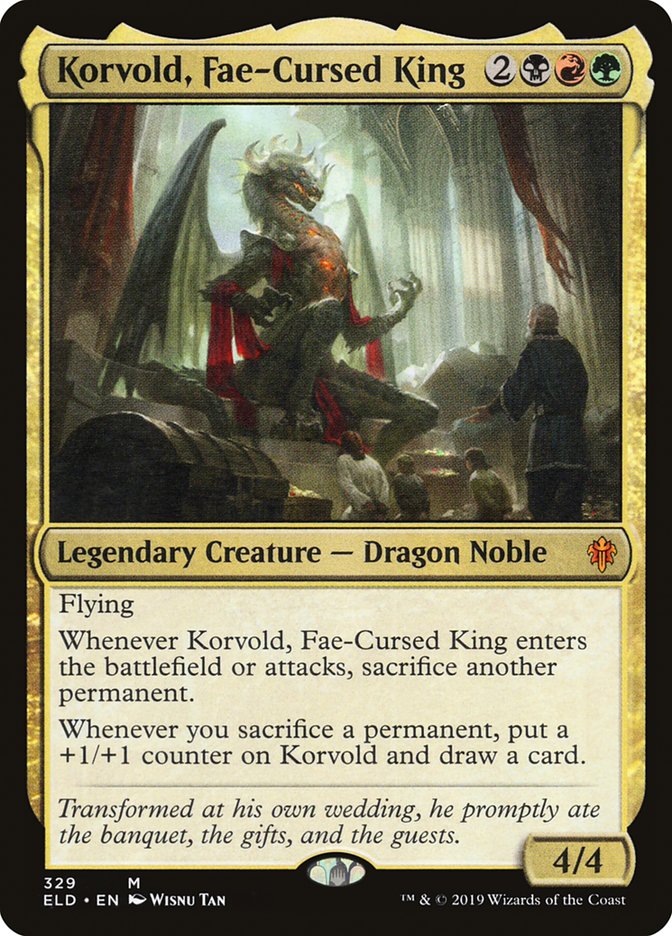 Korvold, Fae-Cursed King [Throne of Eldraine] | Magic Magpie