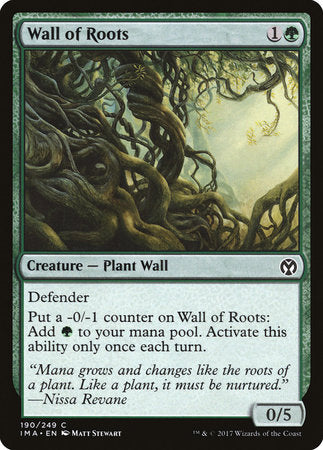 Wall of Roots [Iconic Masters] | Magic Magpie