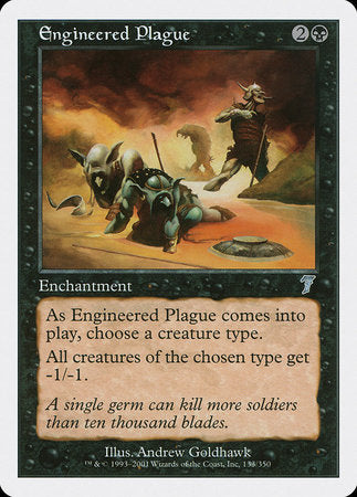 Engineered Plague [Seventh Edition] | Magic Magpie