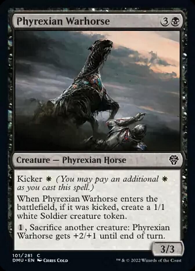 Phyrexian Warhorse [Dominaria United] | Magic Magpie