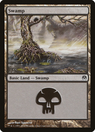 Swamp (34) [Duel Decks: Phyrexia vs. the Coalition] | Magic Magpie