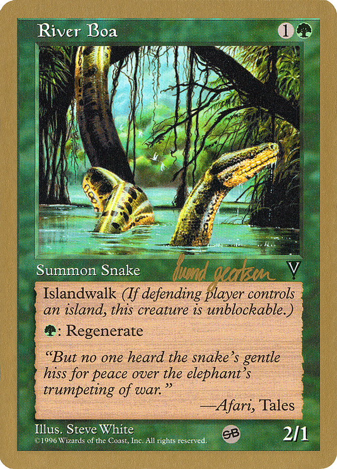 River Boa (Svend Geertsen) (SB) [World Championship Decks 1997] | Magic Magpie