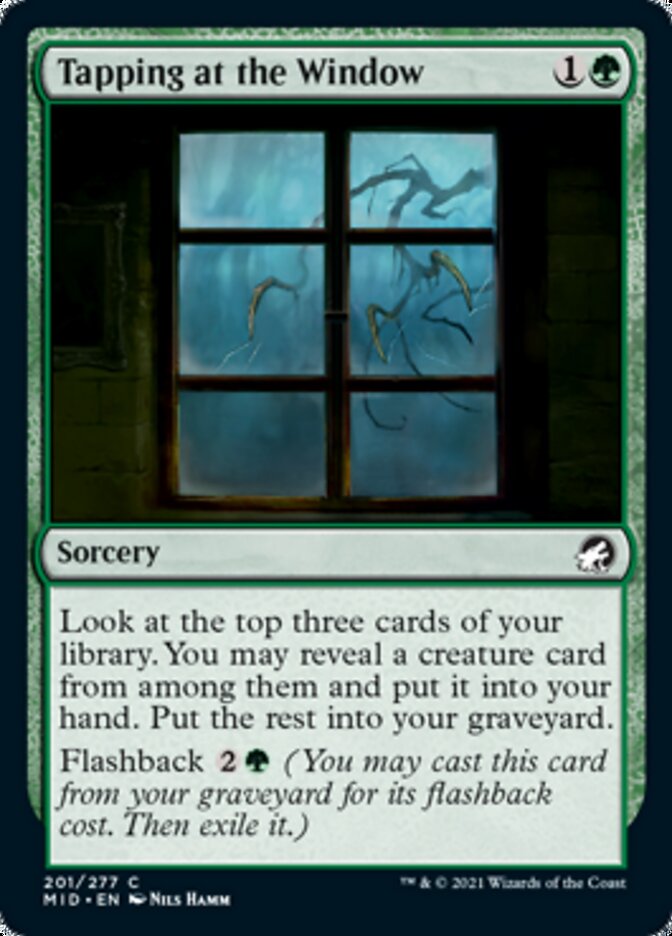 Tapping at the Window [Innistrad: Midnight Hunt] | Magic Magpie