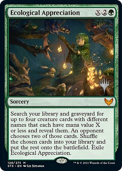 Ecological Appreciation (Promo Pack) [Strixhaven: School of Mages Promos] | Magic Magpie