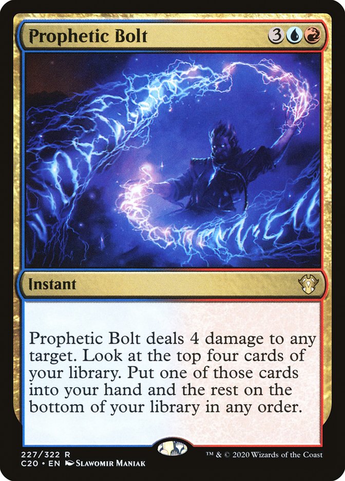 Prophetic Bolt [Commander 2020] | Magic Magpie