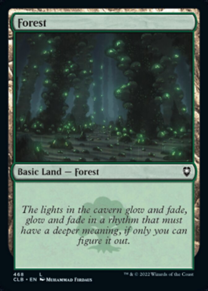 Forest (468) [Commander Legends: Battle for Baldur's Gate] | Magic Magpie