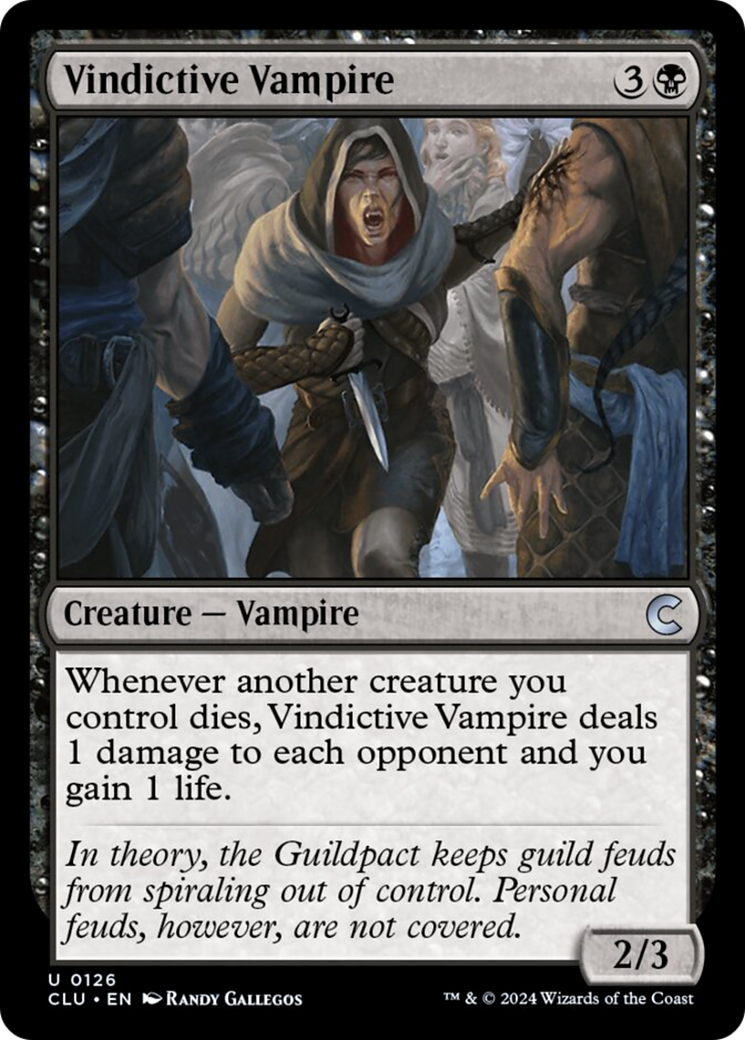 Vindictive Vampire [Ravnica: Clue Edition] | Magic Magpie