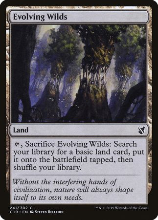 Evolving Wilds [Commander 2019] | Magic Magpie