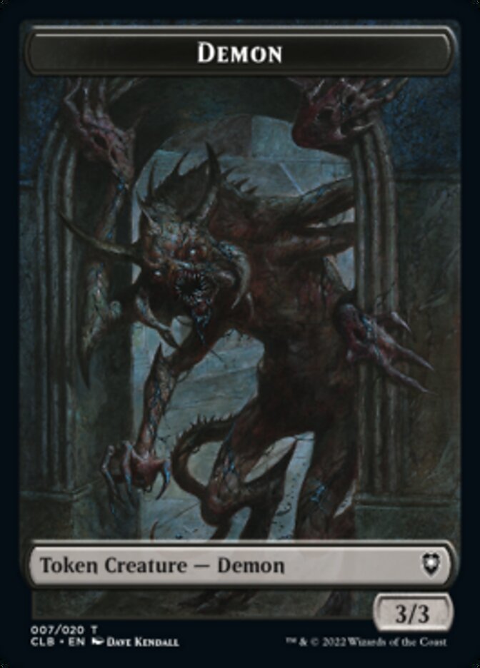 Demon Token [Commander Legends: Battle for Baldur's Gate Tokens] | Magic Magpie