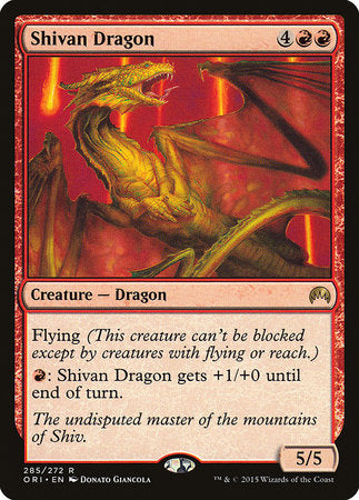 Shivan Dragon [Magic Origins] | Magic Magpie