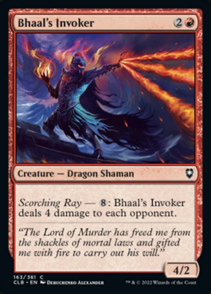 Bhaal's Invoker [Commander Legends: Battle for Baldur's Gate] | Magic Magpie