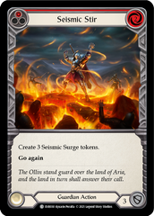 Seismic Stir (Red) [EVR030] (Everfest)  1st Edition Rainbow Foil | Magic Magpie