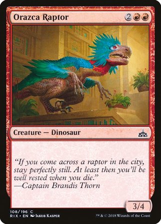 Orazca Raptor [Rivals of Ixalan] | Magic Magpie
