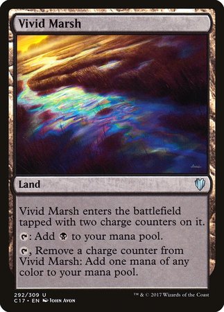 Vivid Marsh [Commander 2017] | Magic Magpie