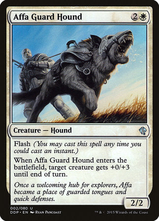 Affa Guard Hound [Duel Decks: Zendikar vs. Eldrazi] | Magic Magpie