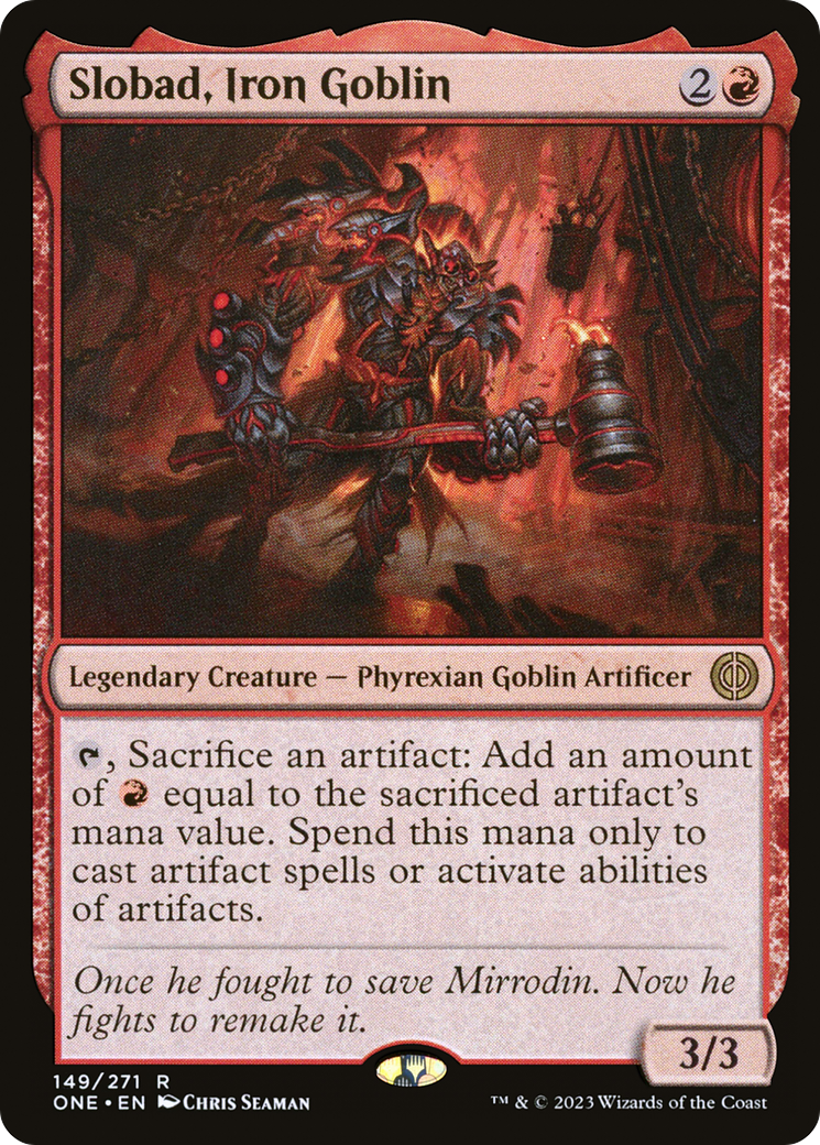 Slobad, Iron Goblin [Phyrexia: All Will Be One] | Magic Magpie