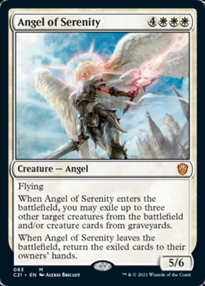 Angel of Serenity [Commander 2021] | Magic Magpie