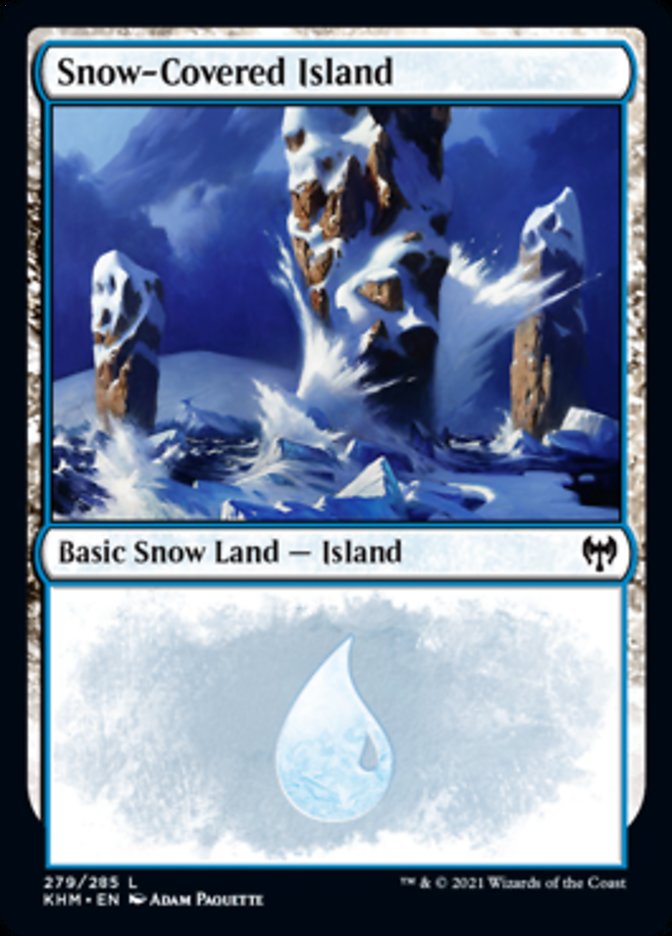 Snow-Covered Island (279) [Kaldheim] | Magic Magpie