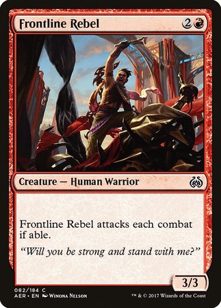 Frontline Rebel [Aether Revolt] | Magic Magpie