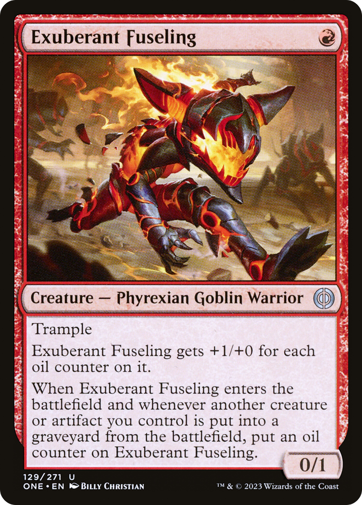 Exuberant Fuseling [Phyrexia: All Will Be One] | Magic Magpie